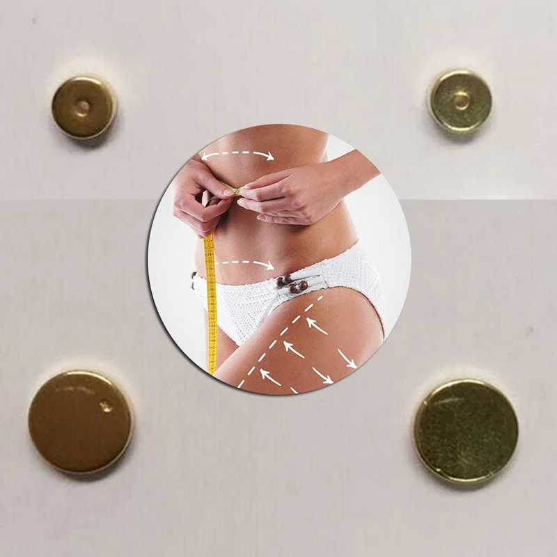 1 Pair Safety Healthy Slimming Auricular Therapy Ear Massager Earrings Stone Needle Weight Loss Magnetic Stud | Украшения и