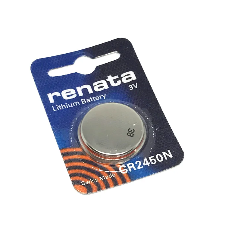 Оригинальный литиевый аккумулятор renata CR2450N CR2450 2450 3 в для часов стоп сигналов