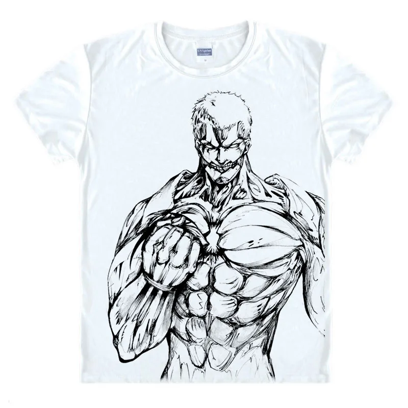 6 Футболка из японского аниме, одежда для Легион скаутов, футболка Shingeki No Kyojin, футболка с короткими рукавами, футболка с короткими рукавами - Цвет: 6