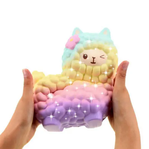 Jumbo Squishy медленно поднимающаяся Mochi сжимаемая игрушка сброс давления Детские