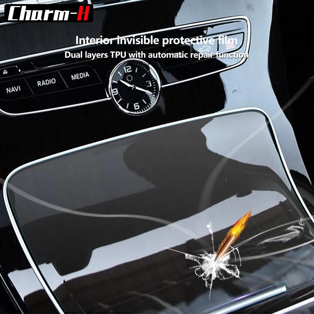 Автомобильный Стайлинг невидимая самовосстанавливающаяся пленка для Mercedes Benz C180