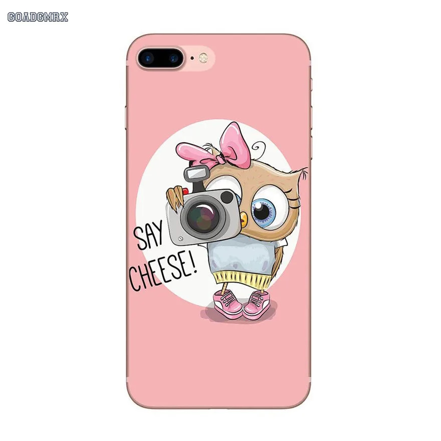 Мягкие прозрачные чехлы для Huawei P Smart G7 G8 P7 Mate 10 P20 Pro P8 P9 P10 Lite Mini GR5 2017 милый