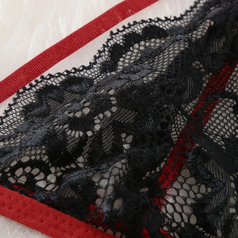 Сексуальный кружевной бюстгальтер эротическое Прозрачное нижнее белье Babydoll