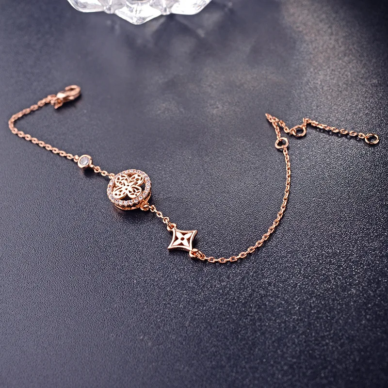 Модная бижутерия Летний Новый минималистичный женский браслет с кристаллами из