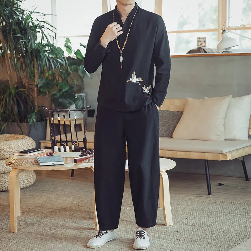 Мужской спортивный костюм набор спортивной одежды 2019 новые мужские хлопковые