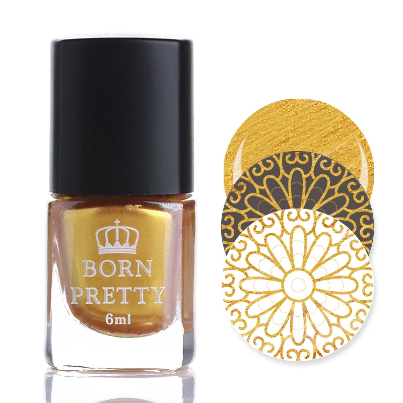 BORN PRETTY 15 мл/6 мл чистые цвета ногтей лак для стемпинга сладкий стиль стемпинг ногтей покрытие 72 Цвета Доступные лаки для ногтей