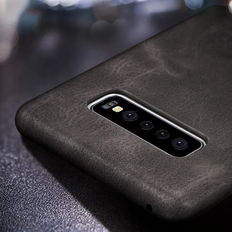 X-Level чехол для Samsung Galaxy S10 Plus винтажный роскошный чехол-накладка из искусственной