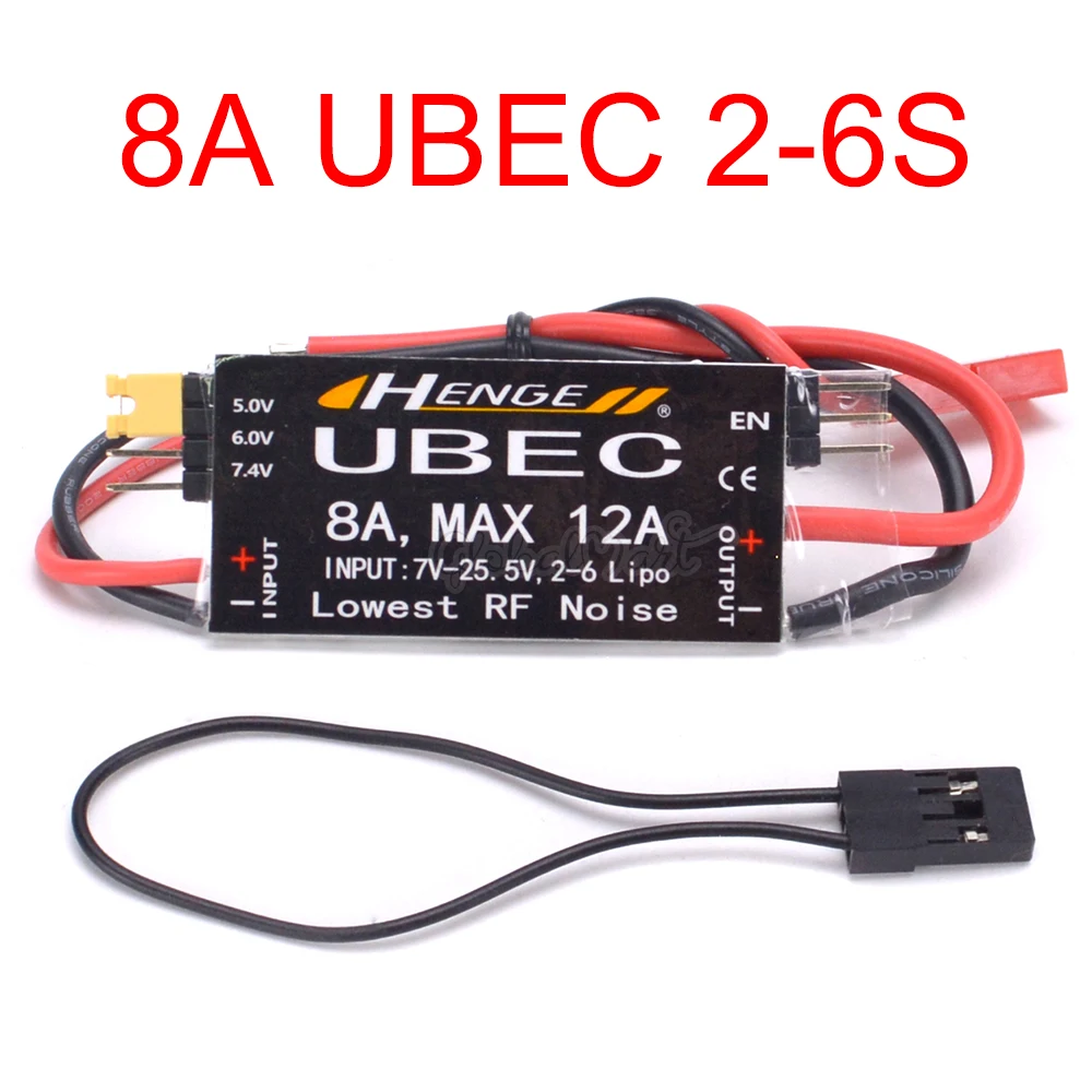 Выход 1 шт. 8A UBEC 5 В/6 в 6 А/8 А макс. 12 а вход 7 25 2 6S Lipo / 16 ячеек Ni MH переключатель режима