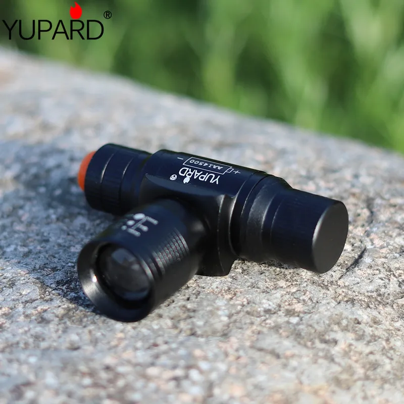 YUPARD 5 Вт Q5 LED Zoom14500 AA перезаряжаемый налобный фонарь с 3 режимами яркости мощный +