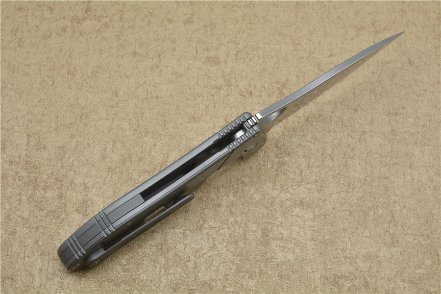 Maker3 дизайн листать складные ножи подшипник S35VN лезвие TC4 titanium ручка на открытом воздухе кемпинга Многоцелевой Охотничий EDC