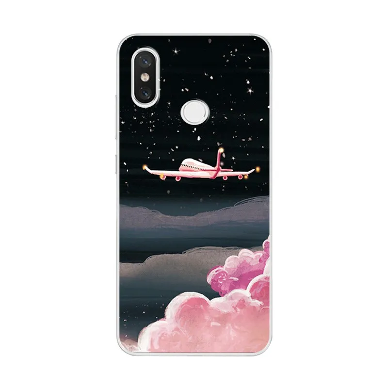 Новинка чехол для телефона Xiaomi Redmi Note 7 новейший Силиконовый Модный с принтом 6 3