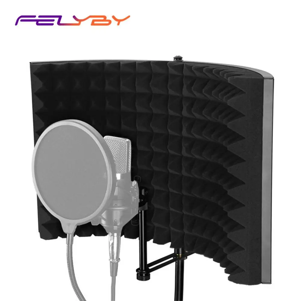 Микрофон FELYBY Звукопоглощающая Панель для студийной звукозаписи защита от ветра