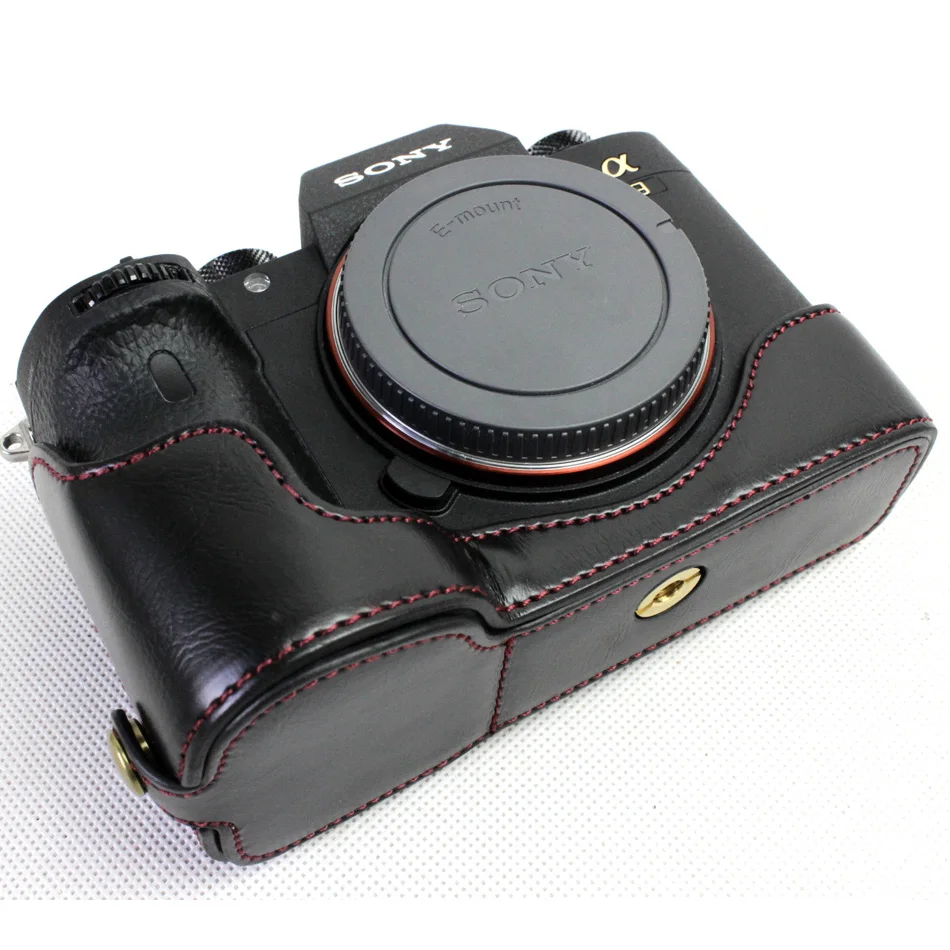Высококачественный чехол из искусственной кожи для фотоаппарата Sony alpha a9|Сумки