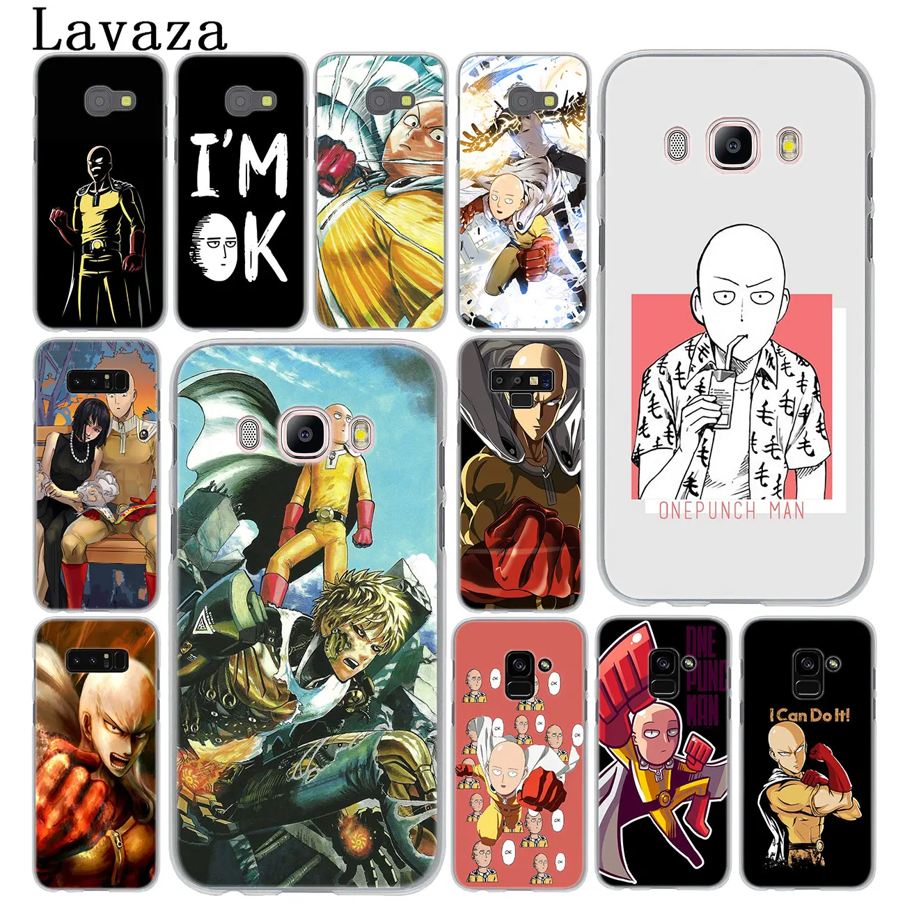 Твердый чехол для телефона Lavaza Anime ONE PUNCH MAN OK Samsung Galaxy Note 10 9 8 A9 A8 A7 A6 Plus 2018 A3 A5 2017 2016 2015