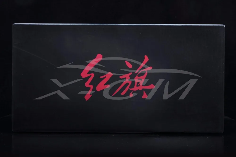 Литая модель автомобиля 1:18 Hongqi CA7600 новости автомобиль(синий)+ маленький подарок