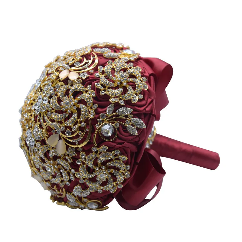Роскошный свадебный букет хрустальный свадебная брошь ювелирный
