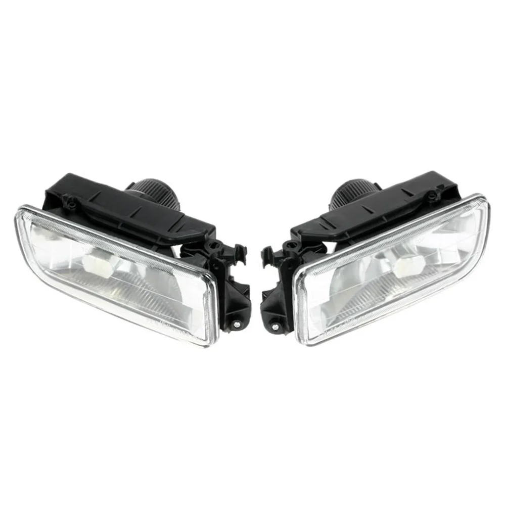 2 шт. автомобиль передний бампер противотуманные фары прозрачные линзы Корпус