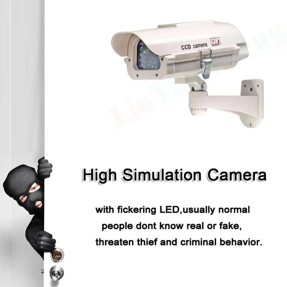 Поддельная камера видеонаблюдения LINTIANCHENG на солнечной энергии для улицы со