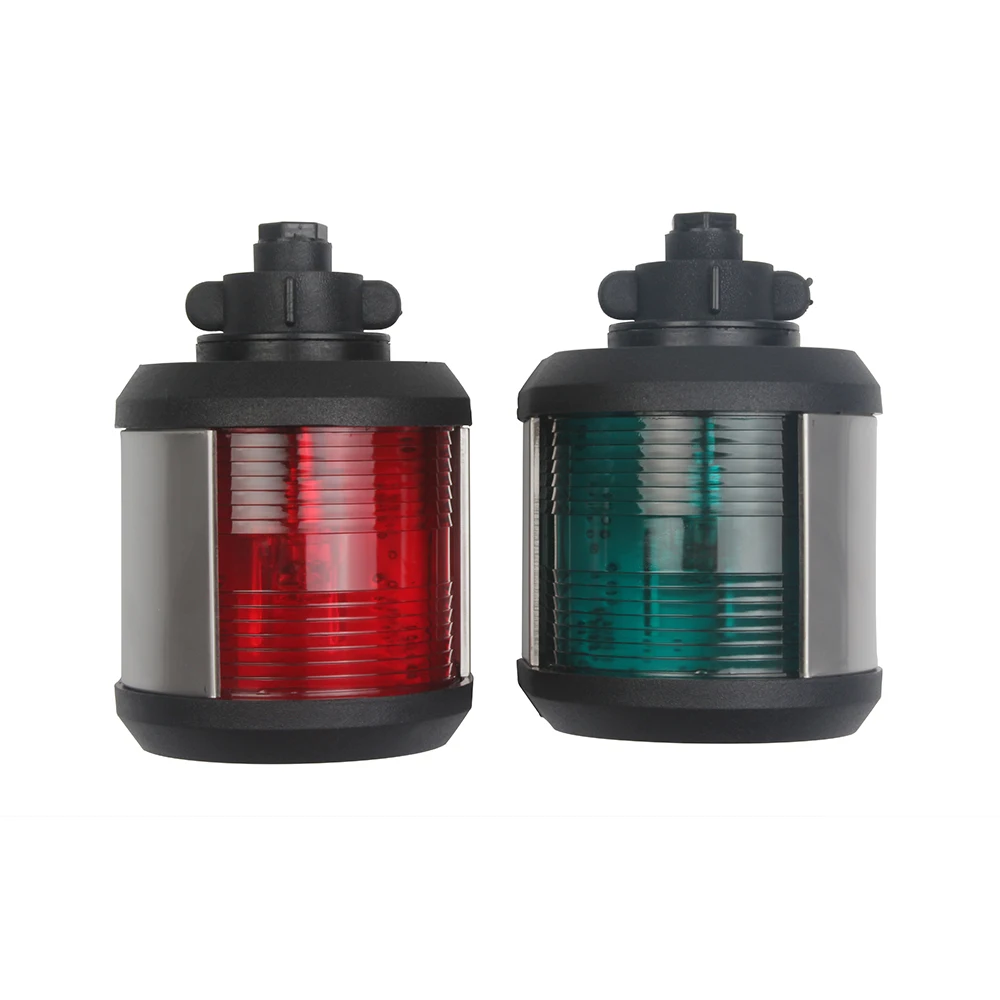 

12V Marine Boat Yacht LED Navigation Light Red Green Starboard Port Light White Masthead Signal Lamp