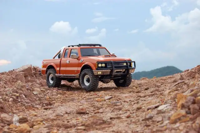 PG4S 4x4 1/10 масштаб внедорожный Грузовик Рок Гусеничный комплект совместимый RCW4D Tamiya 1/10 пикап Toyota Hilux Highlift 58397