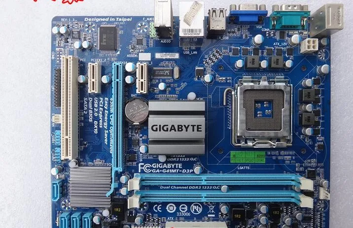 Оригинальная материнская плата для gigabyte GA-G41MT-D3P LGA 775 DDR3 G41MT-D3P 8 Гб рабочего Материнская плата