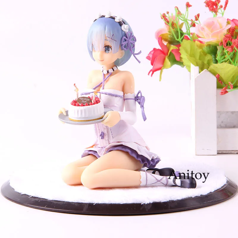 Re Zero Rem фигурка Re: жизнь в другом мире от Zero Rem торт на день рождения Ver. Фигурка Коллекционная модель игрушки для подарка
