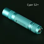 Светодиодный фонарь Convoy S2 + Cyan Cree XML2 U2-1A, фонарь для повседневного использования, для самообороны, светильник Пинга, лампа для велосипеда