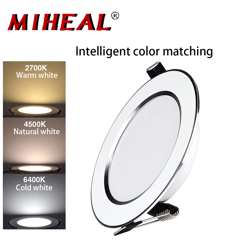 Светодиодный Потолочный Светильник направленного света 5 Вт 9 12 15 220 ~ 240 В