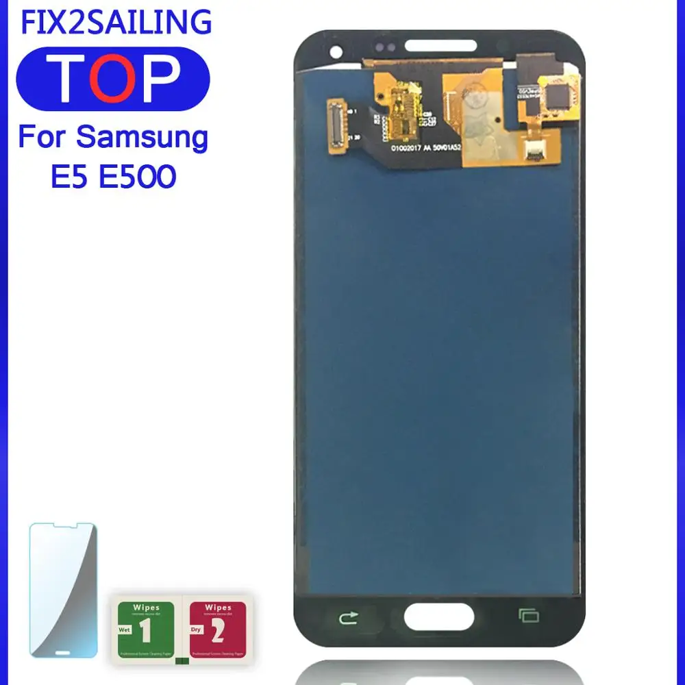 ЖК дисплей E5 для Samsung Galaxy E500 E500F E500H E500M супер качество 100% тестирование рабочий