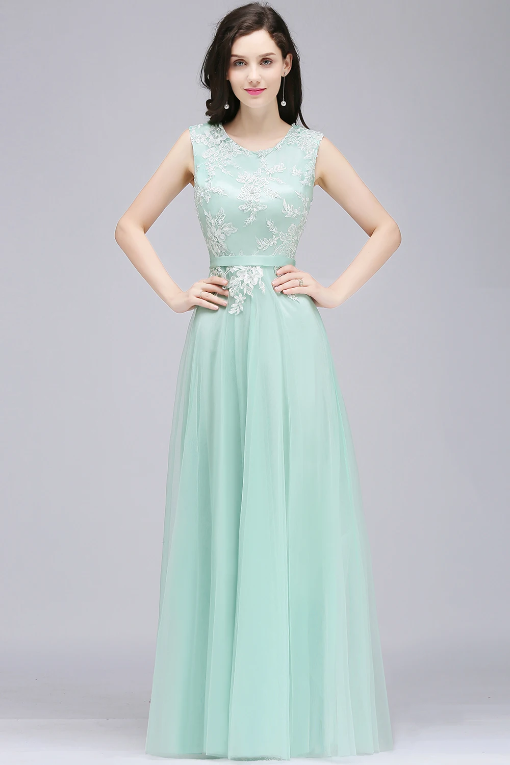 Robe demoiselle d'honneur бордовое розовое мятно-зеленое платье подружки невесты длинное платье подружки невесты свадебное торжественное платье Дешевое