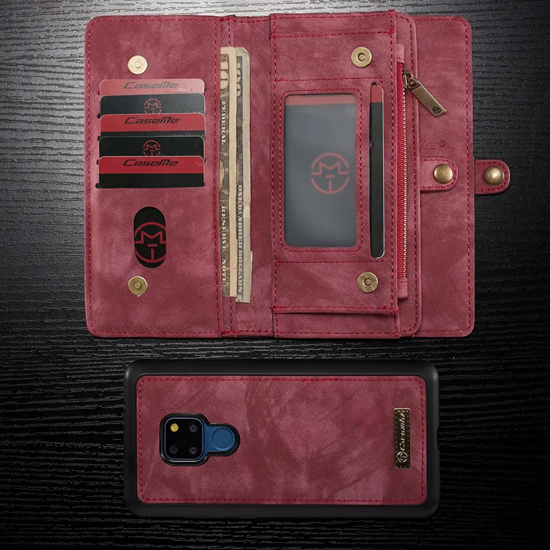 Чехол CaseMe Mate20 Pro для Huawei P20 Lite флип-чехол из натуральной кожи кошелек чехол