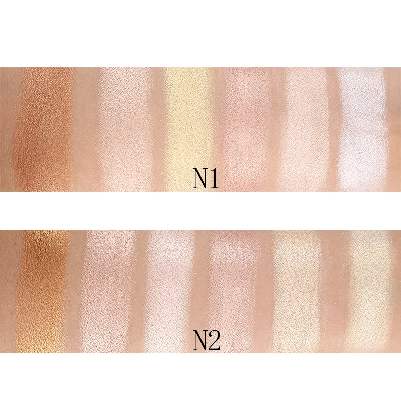 Miss Rose Glow Kit 6 цветов пудра для лица хайлайтер палитра осветитель макияжа