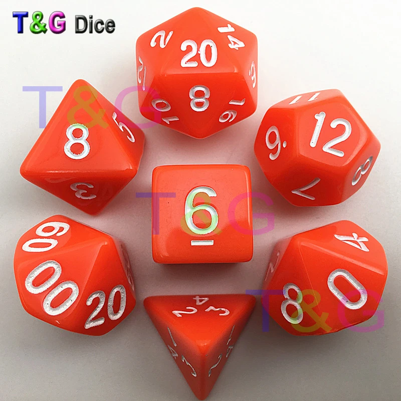 Оптовая продажа новые цветные игральные кости D4 D6 D8 D10 % D12 D20 каждый случайный цвет