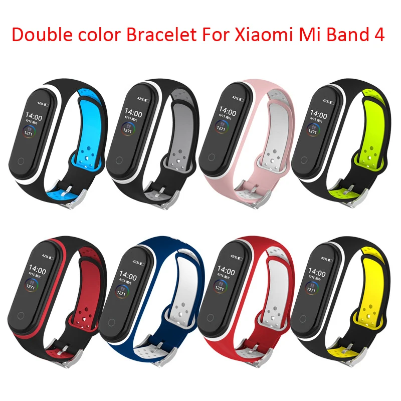 

Silicone Strap Pink Replacement Wristband Bracelet band For Watch Band 4 3 Band4 Wrist Strap For Xiaomi Mi Band 5 4 3 Bracelet