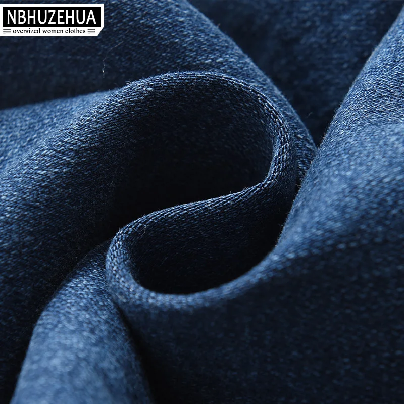 NBHUZEHUA T902 4XL 5XL 6XL 7XL узкие джинсы женские сексуальные рваные с дырками тонкие