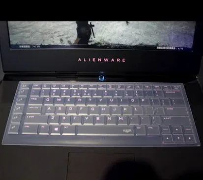 Прозрачная силиконовая накладка на клавиатуру для ноутбука 2015-2018 Alienware 15 R2 R3 R4 AW15R2