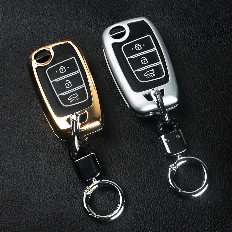 Цинковый сплав+ светящийся чехол для дистанционного ключа для hyundai i30 Ix35 Solaris Azera Elantra величие Ig акцент Santa Fe