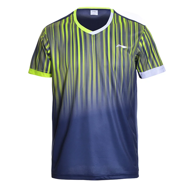 Футболка мужская Li-Ning для бадминтона дышащая легкая футболка соревнований