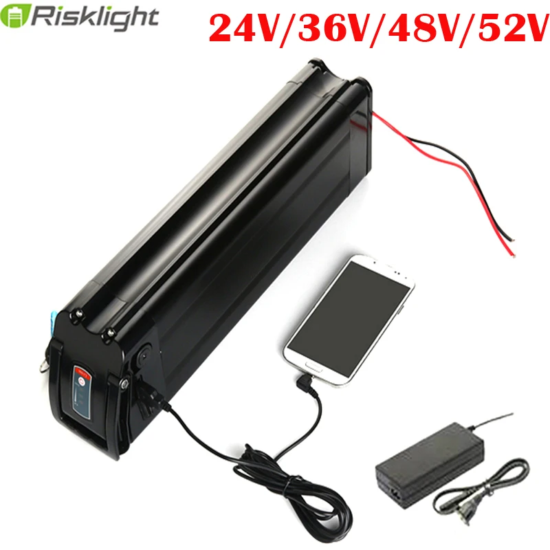 24 V/36 V/48 V литиевая батарея для электровелосипеда Батарея подходит для 250 Вт до 1500 Вт Мотор Мощность, фара для электровелосипеда в электрический велосипед Батарея 10AH/12AH/15AH/20AH