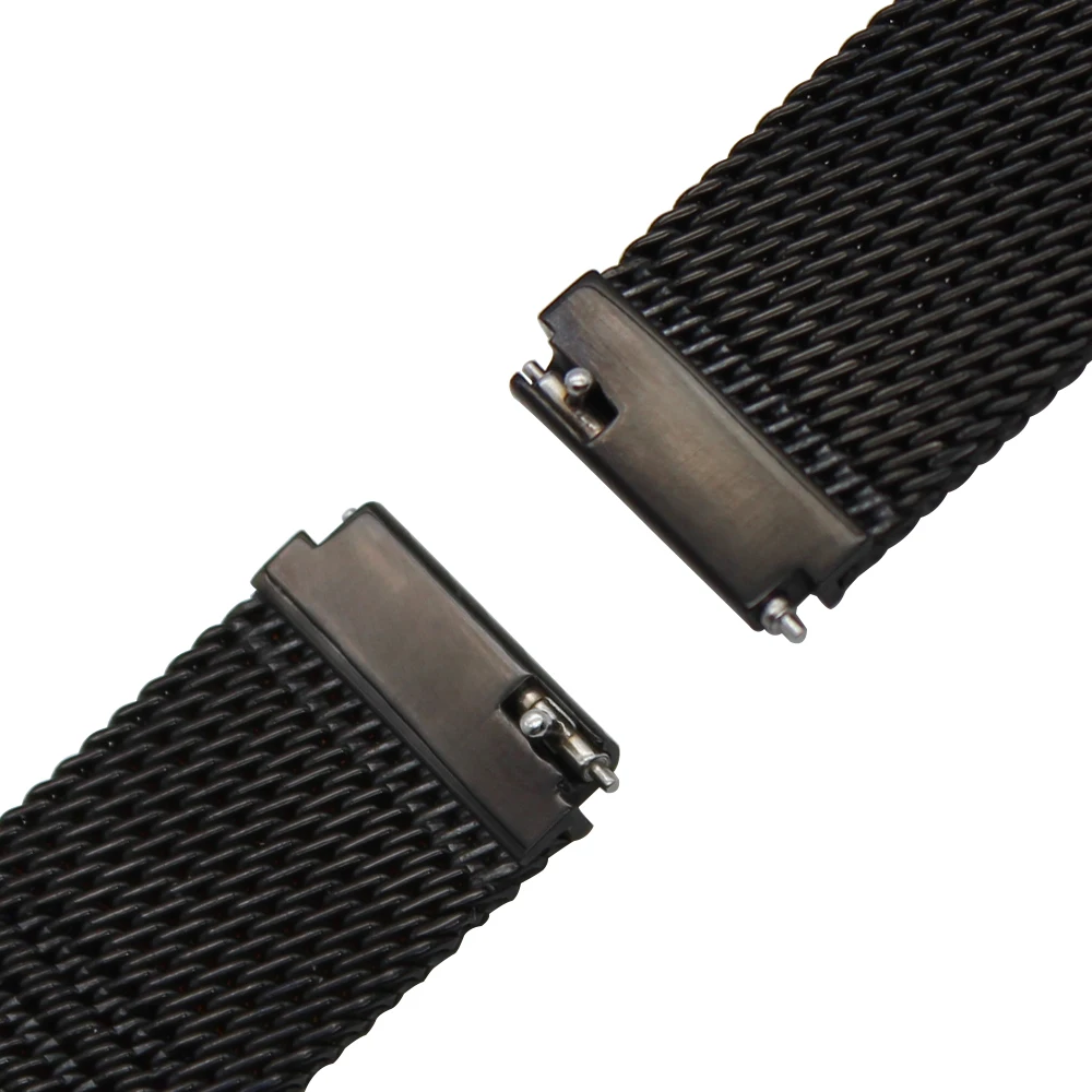 18 мм Quick Release Milanese Watch Band для DW Daniel Wellington Mesh Нержавеющая сталь ремешок на запястье браслет черный розовое золото серебро