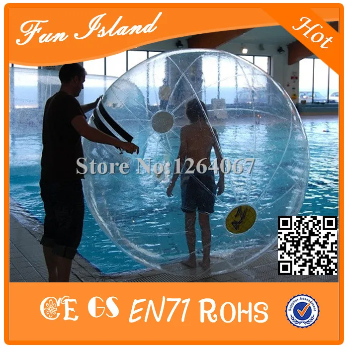 Бесплатная доставка походный водяной шар Aqua Zorbing 1 0 мм из ТПУ для бассейна