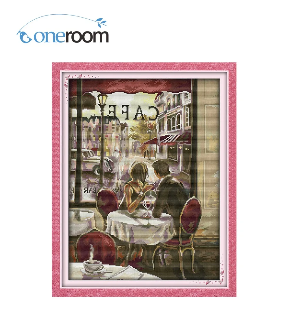Набор для вышивки крестиком Oneroom 11 14CT любителей кофе H32|cross stitch set|cross kitscounted cross |