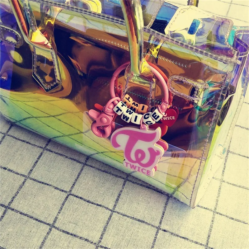 New Kpop BTS Bangtan Boys Army Fans EXO GOT7 WANNA ONE TWICE SEVENTEEN Light Stick Key Ting Bag Pendant Ring Keychain | Женская одежда