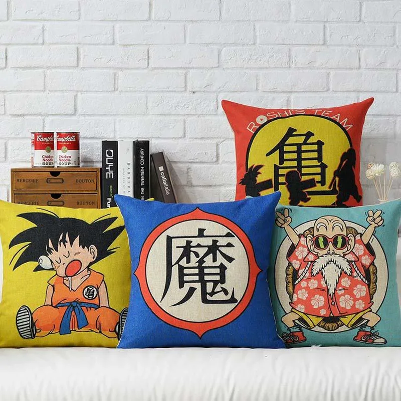 Наволочка с принтом японского аниме Dragon Ball декоративная наволочка для дома