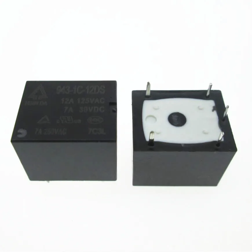 Горячая новая мощность 12 В реле 943 1C 12DS 9431C12DS 12A 250VAC 5PIN relay 250v 250v relay5pin relay | Реле -32580042109