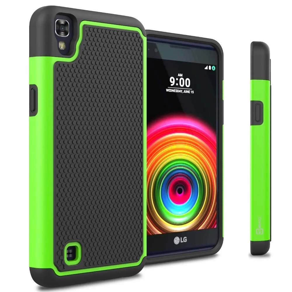 Rugged Phone Cover Case for LG X Power K220ds K220 K210 Armor Soft Rubber Silicone Shockproof Hard Back |