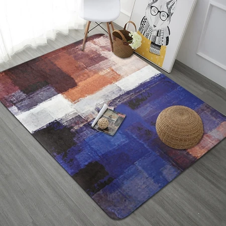 Carpet1 Белый серый коричневый в скандинавском стиле ковры для гостиной, спальни, коврики Противоскользящий журнальный столик диван пол прикроватный коврик Tapete - Цвет: Carpet1