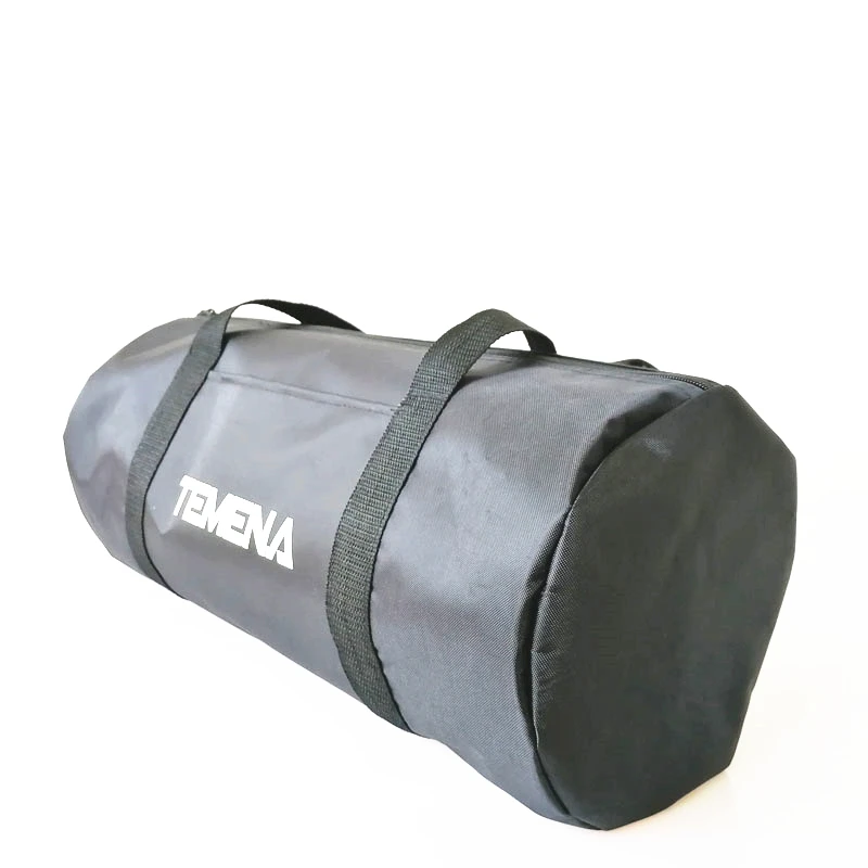 Женская и мужская однотонная сумка унисекс на молнии в форме бочонка для