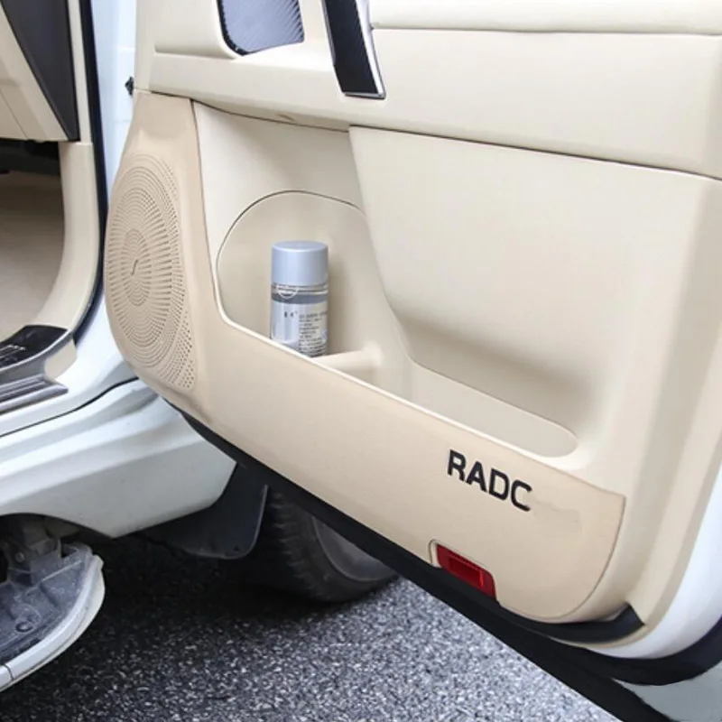 Tonlinker чехол Наклейка для Toyota PRADO 2010-18 автомобильный Стайлинг 4 шт. микрофибра кожа двери интерьер анти-грязный коврик Обложка Наклейка s
