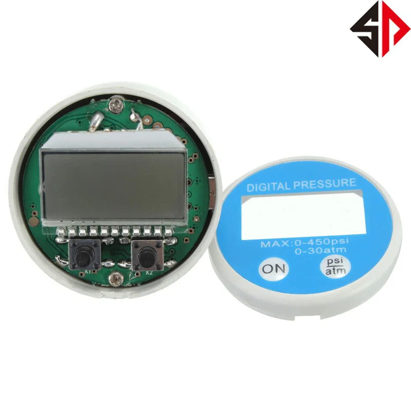 450 Psi G1/8 Манометр со встроенной батареей RS232 USB 5 в постоянного тока цифровой